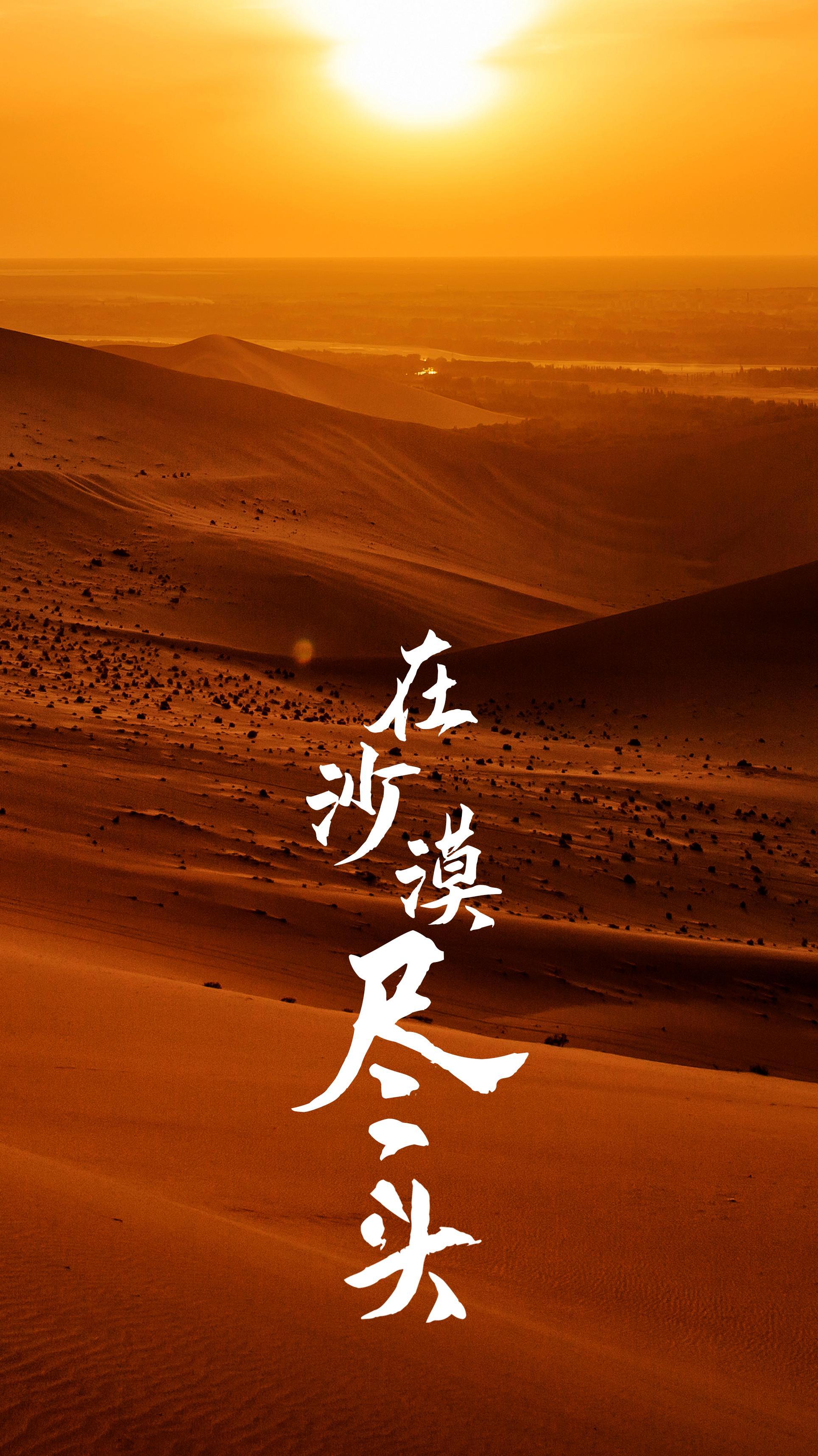在沙漠里旅行